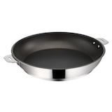 thumbnail of Poêle météorite Salvaspazio+ 24 cm en acier inoxydable -  Argent / Métallique Autre forme Acier Inoxydable (inox  Lagostina 26.00x27.00 cm