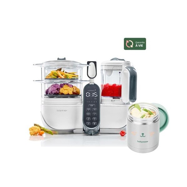 Mixeur cuiseur   Nutribaby Plus A001117_B3 230 W Blanc Babymoov