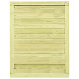 thumbnail of Puerta de valla de jardín madera pino impregnada 125x100 cm