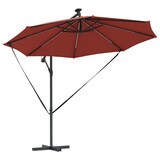 thumbnail of Parasol Terre cuite 294 x 294 x 248 cm Polyester et Aluminium Modèle Atlas Outdoor
