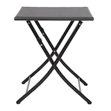 thumbnail of Mesa plegable cuadrada de ratán Bolero de 60 cm
