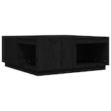 thumbnail of Mesa de centro madera maciza de pino negro 100x101x40,5 cm