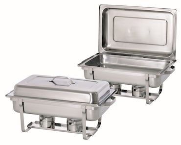 Chafing Dish 9 L - GN 1/1 - Juego de 2 - Bartscher. Bartscher
