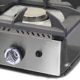 thumbnail of MBH - Plancha a gas industrial 600x400 mm de cromo duro con fogón para hostelería. Fry Top para cocina profesional de bar y restaurante.