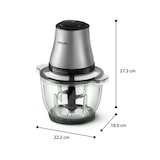 thumbnail of PHILIPS mini hachoir bol verre 2l 500w silver HR1503/00