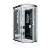 thumbnail of Dampfdusche Sauna Dusche Duschkabine D60-73T2R-EC 80x120 cm mit 2K Scheiben Versiegelung