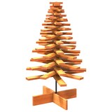 thumbnail of vidaXL Weihnachtsbaum zum Schmücken Wachsbraun 100cm Massivholz Kiefer
