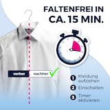 thumbnail of CLEANmaxx Hemdenbügler PRO KOMPAKT - easy an die Tür hängen & automatisch bügeln - schwarz/silber