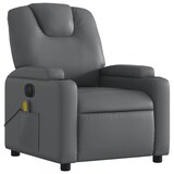 thumbnail of vidaXL Massagesessel Elektrisch Grau Kunstleder