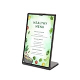 thumbnail of Exposiciónate Porta Menú SCRITTO® A6 Negro LA6PBLACK