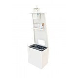 thumbnail of Conjunto dispnesador de gel y guantes con papelera