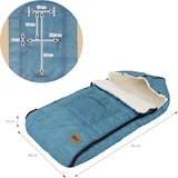 thumbnail of Babyfußsack 94x48x10 cm Jeans-Blau aus Polyester Joyz