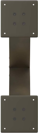 thumbnail of vidaXL Couchtischbeine X-Form 2 Stk. Naturstahl 50x(30-31) cm Stahl