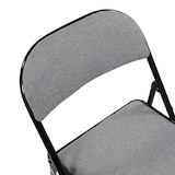 thumbnail of Sedia da conferenza / Sedia pieghevole / Sedia da visitatori TUDELA II Tessuto grigio chiaro hjh OFFICE