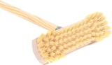 thumbnail of Schrubber mit Bart 22cm Breit mit Holzstiel lackiert Schrubberbürste NaturFibre Scheuerbürste Stiel Bürste