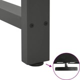 thumbnail of vidaXL Couchtischbeine Anthrazit 2 Stk. 30x(30-31) cm Stahl