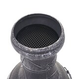 thumbnail of Terrassenofen HWC-F71, Feuerstelle Terrassenkamin Gartenkamin Gartenofen, Gusseisen 11,7kg 91x42x42cm