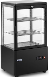 thumbnail of Royal Catering Kühlvitrine - 58 L -  - 3 Ebenen - schwarz - abschließbar
