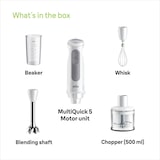 thumbnail of Batidora Braun MQ50236MWH 1000w