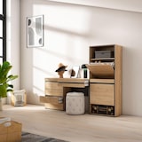 thumbnail of Schuhschrank, Platzsparender Schrank, 187x35x145 cm, Schlafzimmer, Kommode, Frisiertisch, Modern Style, Eiche _ 458_6