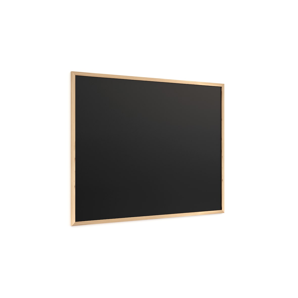 ALLboards Tableau noir à craie 100×80 cm avec cadre en bois ECO