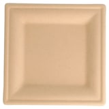 thumbnail of Pratos Quadrados 'Bionic'  16X16X1 Cm Natural Bagaço (1000 Unidades)
