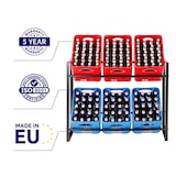 thumbnail of PROREGAL Étagère caisses à boissons KÖNIGSSEE, HxLxP 82x105x32cm, jusqu'à 6 boîtes, Noir, Porte-caisses, support bouteilles, rack à boissons