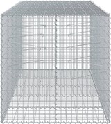 thumbnail of vidaXL Gabione mit Deckel 250x100x100 cm Verzinktes Eisen