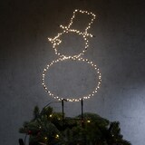 thumbnail of LED Gartenstecker Schneemann Silhouette 180LED H: 47cm Weihnachtsdeko Gartendeko