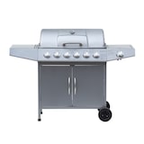thumbnail of El Fuego Gasgrill Dayton 6+1 AY0460 silber mit Seitenbrenner
