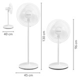 thumbnail of TROTEC TVE 23S Standventilator 80° Oszillation Geräuscharm