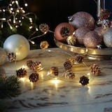 thumbnail of LED Lichterkette Tannenzapfen 20 LED 1,9m Timer Deko Girlande