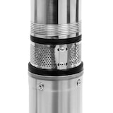 thumbnail of EBERTH 4" dieptebronpomp Roestvaststalen bronpomp, elektrisch 750W, pompdiameter 4 inch (10cm), aansluitschroefdraad 1 1/2 inch, voedingskabel 20m