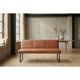thumbnail of KAWOLA Esszimmerbank ELEEN Leder cognac 143cm