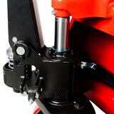 thumbnail of Romux® Transpaleta Manual de color rojo 3000 Kg Industrial con ruedas de poliuretano | Horquilla Estándar 550x1150 mm
