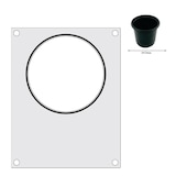 thumbnail of Matrijs voor sealmachine HENDI, voor een ronde container (ø165 mm)