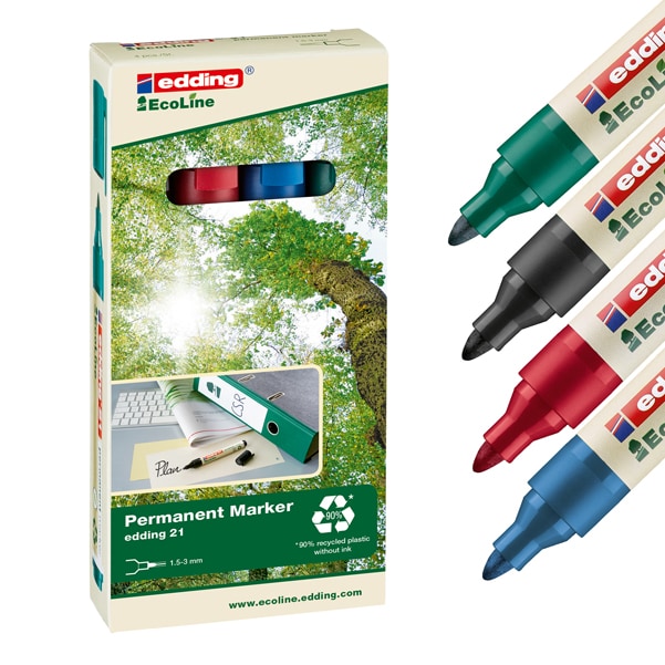 EDDING Recharge encre Jaune pour surligneur Ecoline 24
