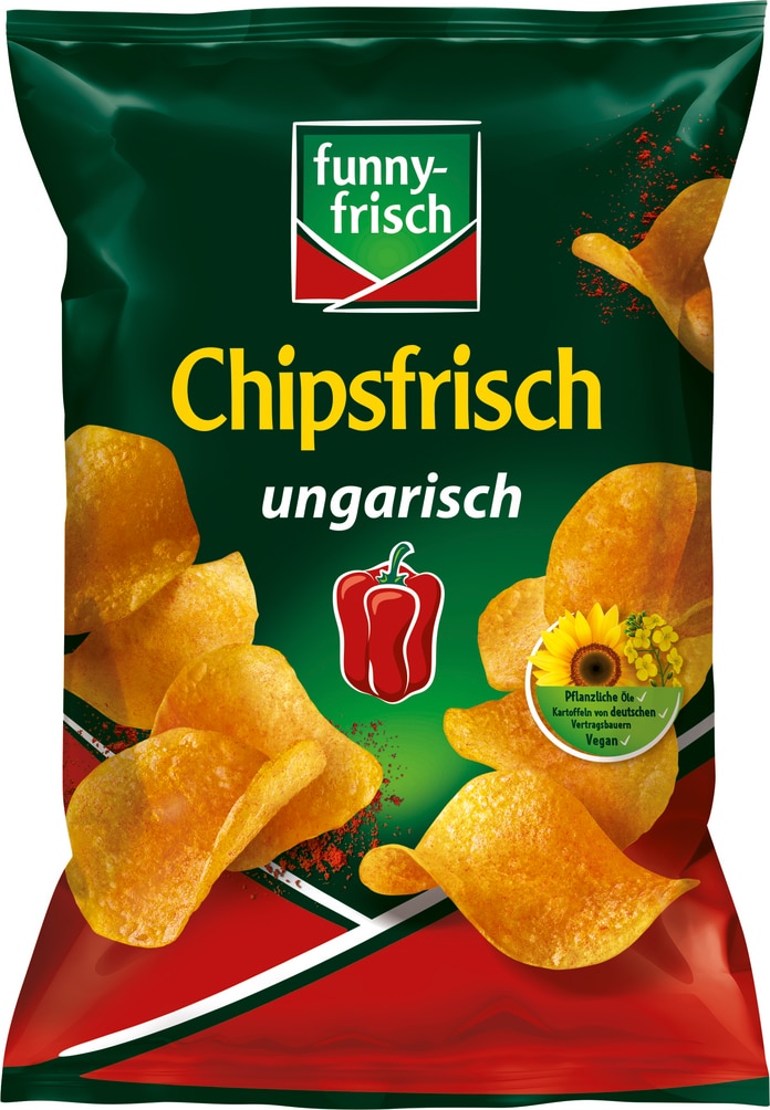 Funny-Frisch Chipsfrisch Ungarisch 12 Stück x 40 g (480 g)