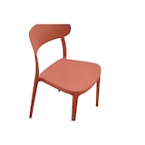 thumbnail of METRO PROFESSIONAL Cadeira empilhável para restauração, plástico, terracota