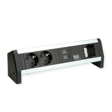 thumbnail of BACHMANN DESK 2xSchutzkontakt USB A&C, USB Charger 22W 1xABD GST18