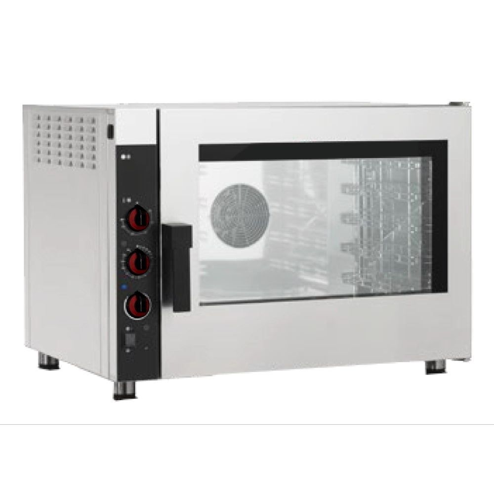 EURAST - Forno de convecção a gás para 5 gn 1/1 ou tabuleiros - 870x800x720 mm - 9,5 Kw + 300 W 230/1V - 41025GME