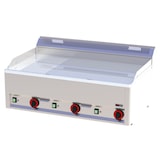 thumbnail of Elektro-Grillplatte 3 Heizzonen Grillfläche glatt/gerillt Auftischgerät