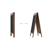 thumbnail of ALLboards Chevalet Stop Trottoir Cadre Supérieur Large avec Cadre en Bois Laqué 100×50cm