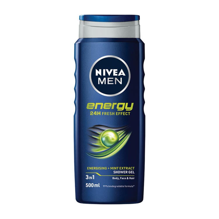Nivea Men douchegel energy 12x500 ml
