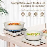 thumbnail of Batterie de cuisine 11 pièces avec poignées amovibles en Granit beige - Tous feux dont induction Just perfecto JL-999 usage non-intensif Just Perfecto
