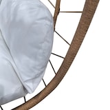 thumbnail of SVITA SHELLY hangstoel met frame loungestoel hangzit hangstoel opklapbare hangmand hangende schommel buitenstoel naturel