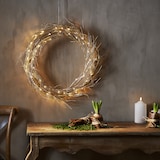 thumbnail of LED Lichtkranz Fizzy Fenster Türschmuck 50 LED D: 45cm für Innen gold