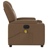 thumbnail of vidaXL Massagesessel Elektrisch Braun Stoff