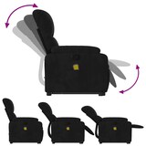 thumbnail of vidaXL Massagesessel mit Aufstehhilfe Schwarz Mikrofasergewebe