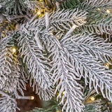 thumbnail of Albero di Natale Pino Verde Innevato H 180cm x L 130cm Super Folto Effetto Real-Touch con 2000 Luci Led Incorporate e Base Croce in Ferro Pieghevole